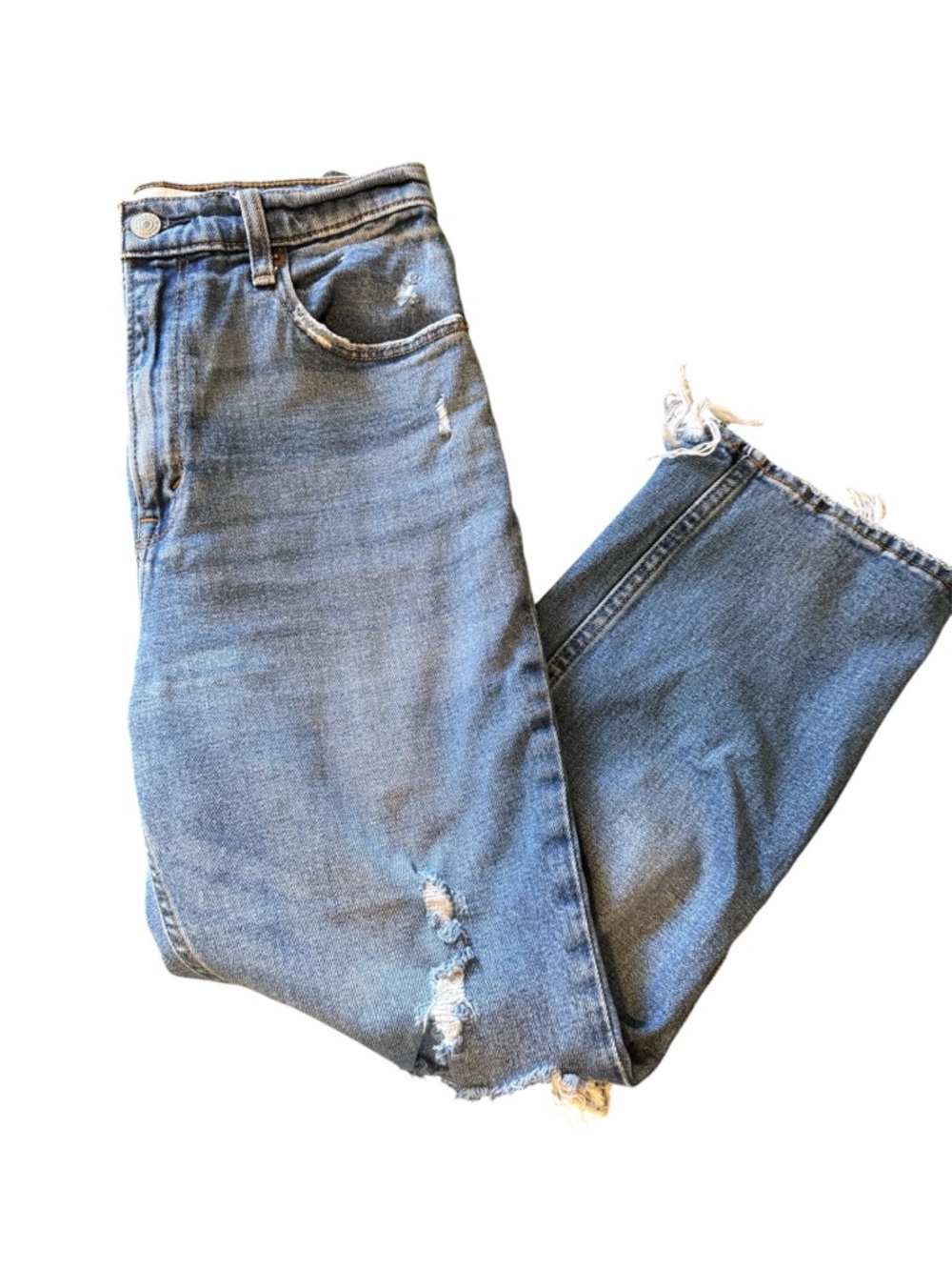 Abercrombie&Fitch Ankle Straight Ultra High Rise